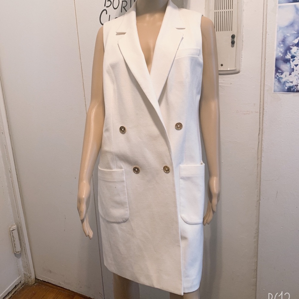 Michael Michael Kors Ecru blazer vest